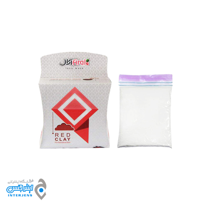 ماسک خاک رس قرمز  (زیباسازی و سفت کننده پوست حساس)