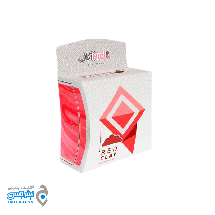 ماسک خاک رس قرمز  (زیباسازی و سفت کننده پوست حساس)