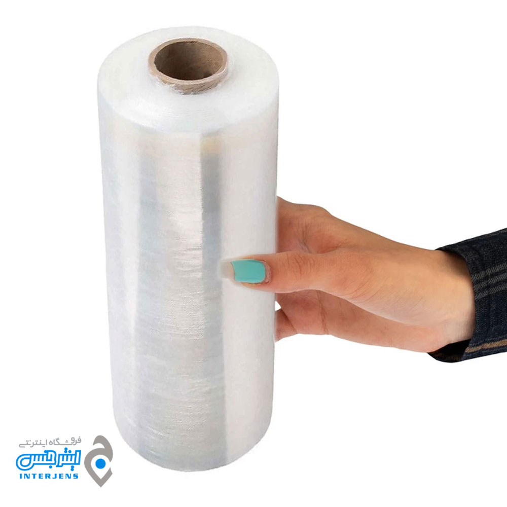 سلفون بسته بندی عرض 20 سانتی متر مدل استرچ صنعتی