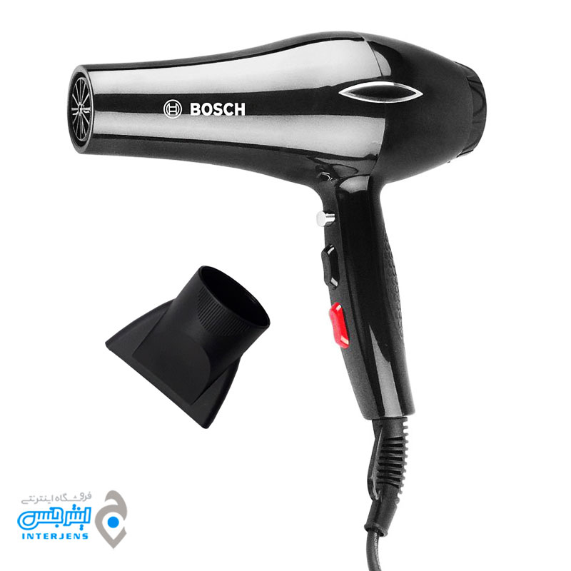 91247046212260 سشوار حرفه ای بوش موتور سنگین (مشکی) کد 15003 - Image 1